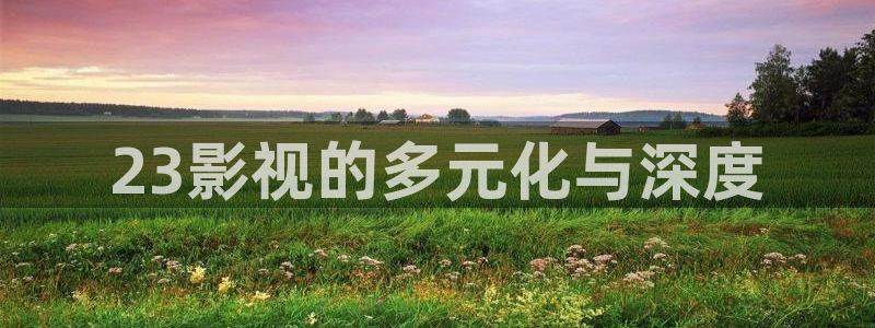 悟空 视频：23影视的多元化与深度
